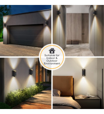 APPLIQUE NERO IN ALLUMINIO CON 2 ATTACCHI GU10 MAX 15W - PROTEZIONE IP54 DA INTERNO E DA ESTERNO MISURA L152W69H92mm WALL LIGHT APPLIQUE NERO IN ALLUMINIO CON 2 ATTACCHI GU10 MAX 15W - PROTEZIONE IP54 DA INTERNO E DA ESTERNO MISURA L152W69H92mm WALL LIGHT