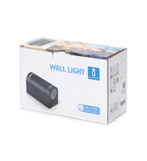 APPLIQUE NERO IN ALLUMINIO CON 2 ATTACCHI GU10 MAX 15W - PROTEZIONE IP54 DA INTERNO E DA ESTERNO MISURA L152W69H92mm WALL LIGHT APPLIQUE NERO IN ALLUMINIO CON 2 ATTACCHI GU10 MAX 15W - PROTEZIONE IP54 DA INTERNO E DA ESTERNO MISURA L152W69H92mm WALL LIGHT