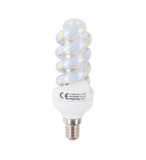 LAMPADINA LED SPIRALE B5 4.9W E14 420 LUMEN 3000K LUCE CALDA D38H108mm ANGOLO 360 GRADI EQUIVALE 37W INCADESCENZA LAMPADINA LED SPIRALE B5 4.9W E14 420 LUMEN 3000K LUCE CALDA D38H108mm ANGOLO 360 GRADI EQUIVALE 37W INCADESCENZA