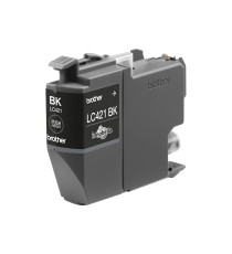 ORIGINALE BROTHER LC421BK NERA CARTUCCIA ORIGINALE PER BROTHER DCP-J1050DW,J1140DW,MFC-J1010DW LC-421 200 PAGINE