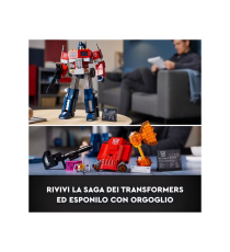 Lego Icons - Optimus Prime Transformers - modellino da costruire 2 in 1 - Lego 10302