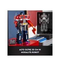 Lego Icons - Optimus Prime Transformers - modellino da costruire 2 in 1 - Lego 10302