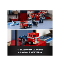 Lego Icons - Optimus Prime Transformers - modellino da costruire 2 in 1 - Lego 10302