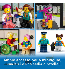 Lego City - Treno passeggeri espresso - LEGO 60337 Con locomotiva giocattolo telecomandata con luci e binari - ANNI 7+
