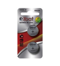 BATTERIA ELBAT CR2032 EB0356 CONFEZIONE 2PZ DL2032 DL2032 2x 3v LITHIUM DL2032 ECR2032 BOTTONE LITIO 3V BATTERIA ELBAT CR2032 EB0356 CONFEZIONE 2PZ DL2032 DL2032 2x 3v LITHIUM DL2032 ECR2032 BOTTONE LITIO 3V