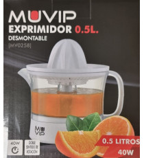 SPREMIAGRUMI ELETTRICO MUVIP MV0258 40W - CAPIENZA 0,5 LITRI - DOPPIO SENSO ROTAZIONE - SMONTABILE SPREMIAGRUMI ELETTRICO MUVIP MV0258 40W - CAPIENZA 0,5 LITRI - DOPPIO SENSO ROTAZIONE - SMONTABILE