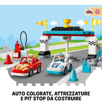 Lego Duplo - Auto da corsa - LEGO 10947 Auto da corsa LEGO DUPLO Town ANNI 2+