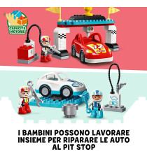 Lego Duplo - Auto da corsa - LEGO 10947 Auto da corsa LEGO DUPLO Town ANNI 2+