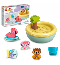 Lego Duplo - Ora del bagnetto: Isola degli animali galleggiante - LEGO 10966  giochi per vasca da bagno ANNI 1.5+