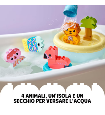 Lego Duplo - Ora del bagnetto: Isola degli animali galleggiante - LEGO 10966  giochi per vasca da bagno ANNI 1.5+