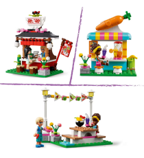 Lego Friends - Il mercato dello street food - LEGO 41701 include camion dei tacos e bar dei frullati ANNI 6+