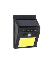 LAMPADA SOLARE LED DA PARETE ELBAT EB0394 110 LUMEN 6500K LUCE FREDDA IP44 MISURA 9,6x12,4x4,8 cm APPLIQUE MURO BATTERIA 1200mAh