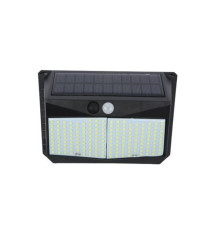 LAMPADA SOLARE LED DA PARETE A 3 LATI ELBAT EB0396 250 LUMEN 6500K LUCE FREDDA IP44 MISURA 16x5.5x11cm APPLIQUE MURO 1200mAh LAMPADA SOLARE LED DA PARETE A 3 LATI ELBAT EB0396 250 LUMEN 6500K LUCE FREDDA IP44 MISURA 16x5.5x11cm APPLIQUE MURO 1200mAh