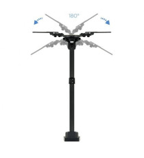 SUPPORTO STAFFA PORTA TV DA 13 A 42 POLLICI CON BRACCIO TOOQ LP2142TNL-B - DA 13" A 42" - PORTATA 20KG - VESA DA 75X75 A 200X200