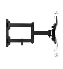 SUPPORTO STAFFA PORTA TV DA 13 A 42 POLLICI CON BRACCIO TOOQ LP2142TNL-B - DA 13" A 42" - PORTATA 20KG - VESA DA 75X75 A 200X200