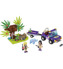 Lego Friends - Salvataggio nella giungla dell'elefantino - LEGO 41421 include una scena nella foresta e un fuoristrada ANNI 6+