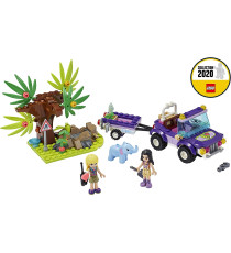 Lego Friends - Salvataggio nella giungla dell'elefantino - LEGO 41421 include una scena nella foresta e un fuoristrada ANNI 6+