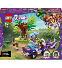 Lego Friends - Salvataggio nella giungla dell'elefantino - LEGO 41421 include una scena nella foresta e un fuoristrada ANNI 6+