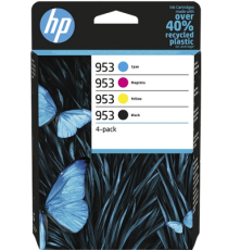 PACK ORIGINALE HP 953BK CMY 6ZC69AE CARTUCCIA ORIGINALE PER HP OFFICEJET PRO 8210,8218,8710,8715,8718,8719,8720,8725,8730,8740