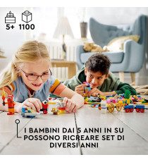 Lego Classic - 90 Anni di Gioco - LEGO 11021 15 Mini Costruzioni di Modelli Iconici con Treno ANNI 5+