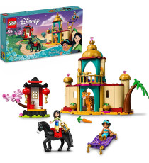 Lego Disney Princess - L’avventura di Jasmine e Mulan - LEGO 43208 con 2 Mini Bamboline, Cavallo e Tigre ANNI 5+