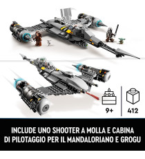 LEGO Star Wars - Starfighter N-1 del Mandaloriano - LEGO 75325 Set con Personaggi Baby Yoda e Droid ANNI 9+ LEGO Star Wars - Starfighter N-1 del Mandaloriano - LEGO 75325 Set con Personaggi Baby Yoda e Droid ANNI 9+