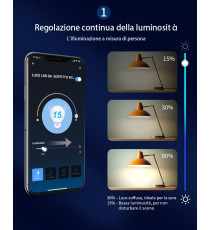 PLAFONIERA SMART 18W WIFI RGB+CCT (3000K-6500K) 1300 LUMEN D340*H80mm COMPATIBILE CON ALEXA E GOOGLE ASSISTANT - AIGOSTAR