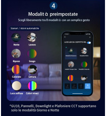 PLAFONIERA SMART 18W WIFI RGB+CCT (3000K-6500K) 1300 LUMEN D340*H80mm COMPATIBILE CON ALEXA E GOOGLE ASSISTANT - AIGOSTAR PLAFONIERA SMART 18W WIFI RGB+CCT (3000K-6500K) 1300 LUMEN D340*H80mm COMPATIBILE CON ALEXA E GOOGLE ASSISTANT - AIGOSTAR