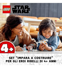 LEGO Star Wars - Snowspeeder - LEGO 75268 Speeder Bike, Base Starter Bric ANNI 4+ LEGO Star Wars - Snowspeeder - LEGO 75268 Speeder Bike, Base Starter Bric ANNI 4+