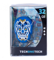 PENDRIVE 32GB TESTA BLUE MONDAY TECHONETECH TEC5154-32 32 GB USB 2.0 - MEMORIA 32GB TESTA 3D PENDRIVE 32GB TESTA BLUE MONDAY TECHONETECH TEC5154-32 32 GB USB 2.0 - MEMORIA 32GB TESTA 3D
