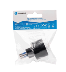 ADATTATORE ROTONDO CON PRESA SHUKO 10A 250V SPINA 10A 2P+E NERO MAX 1500W 10A 250V-S11 10A 250V 1-WAY P30 PROTEZIONE BAMBINI ADATTATORE ROTONDO CON PRESA SHUKO 10A 250V SPINA 10A 2P+E NERO MAX 1500W 10A 250V-S11 10A 250V 1-WAY P30 PROTEZIONE BAMBINI