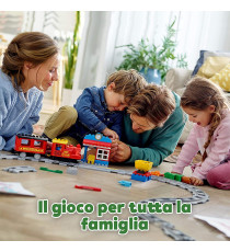 Lego Duplo - Treno a Vapore, Set Costruzioni Push & Go, Luci e Suoni - LEGO 10874 ANNI 2+