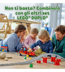 Lego Duplo - Treno a Vapore, Set Costruzioni Push & Go, Luci e Suoni - LEGO 10874 ANNI 2+