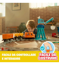 Lego Duplo - Il grande treno merci - LEGO 10875 Set Push & Go, Luci e Suoni, Costruzioni Creative, Gru ANNI 2+