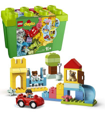 Lego Duplo - Classic Deluxe Contenitore di Mattoncini Grande - Lego 10914  Primo Set di Costruzioni in Mattoni - ANNI 1.5+