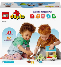 Lego Duplo - Casa su ruote - LEGO 10986 Set da Campeggio con Figure, Macchina Giocattolo ANNI 1.5+