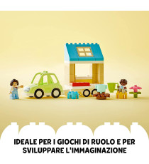 Lego Duplo - Casa su ruote - LEGO 10986 Set da Campeggio con Figure, Macchina Giocattolo ANNI 1.5+