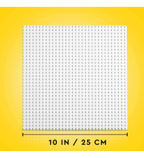 Lego Classic - Base bianca Tavola per Costruzioni Quadrata con 32x32 Bottoncini - LEGO 11026 ANNI 4+