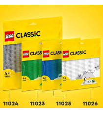 Lego Classic - Base bianca Tavola per Costruzioni Quadrata con 32x32 Bottoncini - LEGO 11026 ANNI 4+