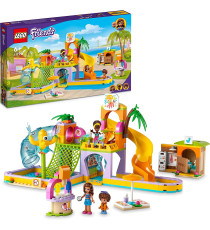 Lego Friends - Parco acquatico - Lego 41720 Set con Piscina con Scivolo, Gioco Estivo con Mini Bamboline ANNI 6+