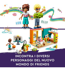 Lego Friends - La cameretta di Leo - Lego 41754 Set Camera da Letto a Tema Cucina e Video Making Personaggi 2023 ANNI 6+