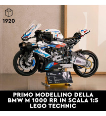 Lego Technic - Moto BMW M 1000 RR - Lego 42130 Modellino Replica Superbike con Dettagli Originali ANNI 18+