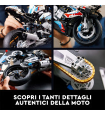 Lego Technic - Moto BMW M 1000 RR - Lego 42130 Modellino Replica Superbike con Dettagli Originali ANNI 18+