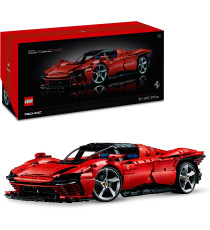 Lego Technic - Ferrari Daytona SP3 - Lego 42143 Supercar Rossa Scala 1:8 Serie Ultimate Cars Concept ANNI 18+