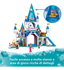 Lego Disney Princess - Il castello di Cenerentola e del Principe azzurro - LEGO 43206 ANNI 5+