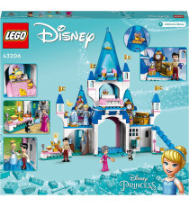Lego Disney Princess - Il castello di Cenerentola e del Principe azzurro - LEGO 43206 ANNI 5+