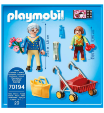 Playmobil Nonna con bambina - Playmobil 70194 City Life - 20pz ANNI 4+