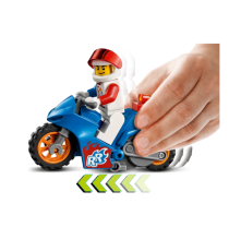 Lego City Stuntz - Stunt Bike razzo - LEGO 60298 Meccanismo a Spinta e Minifigura Pilota Rocket Racer ANNI 5+
