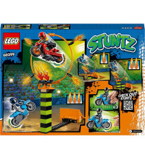 Lego City Stuntz - Competizione acrobatica - LEGO 60299 Set con 2 Moto Cerchio di Fuoco e Duke DeTain ANNI 5+