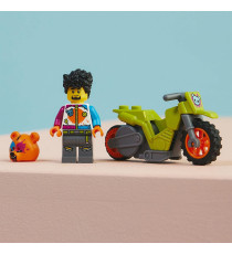 Lego City Stuntz - Stunt Bike Orso - Lego 60356 Moto Giocattolo a Motore Carica e Vai per Salti e Acrobaziee ANNI 5+